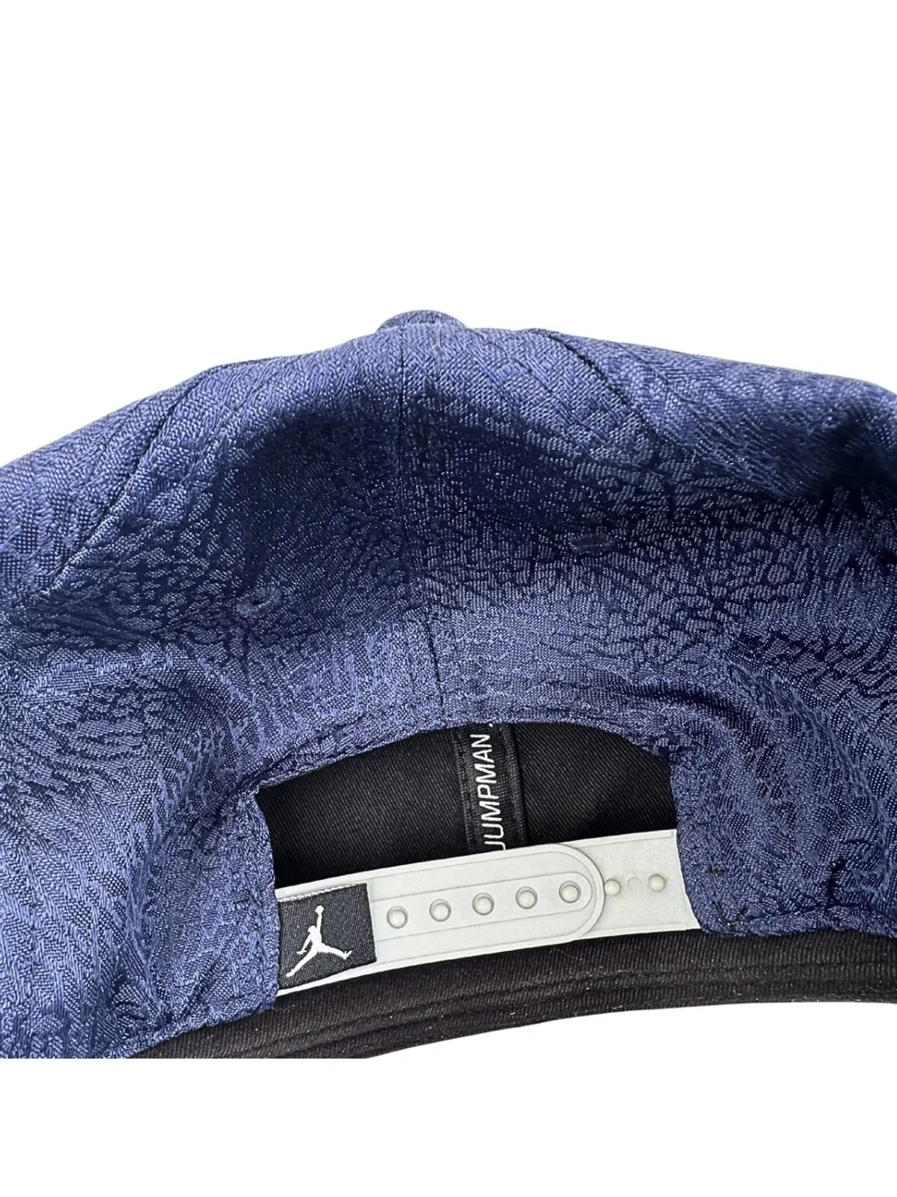 Nike Jordan Youth Snapback Hat Elephant Print Navy Gray Jumpman Adjustable Cap